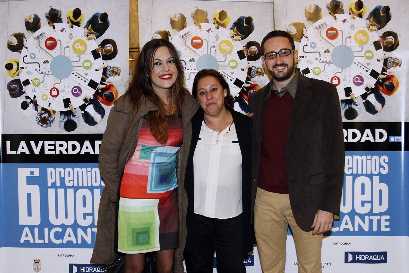 El &#039;photocall&#039; de los VI Premios Web de la provincia de Alicante (I)