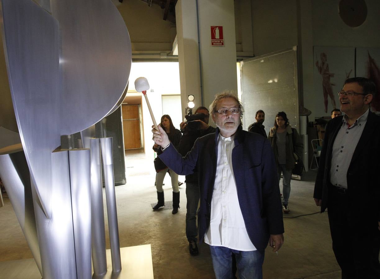 Visita al estudio de Miquel Navarro