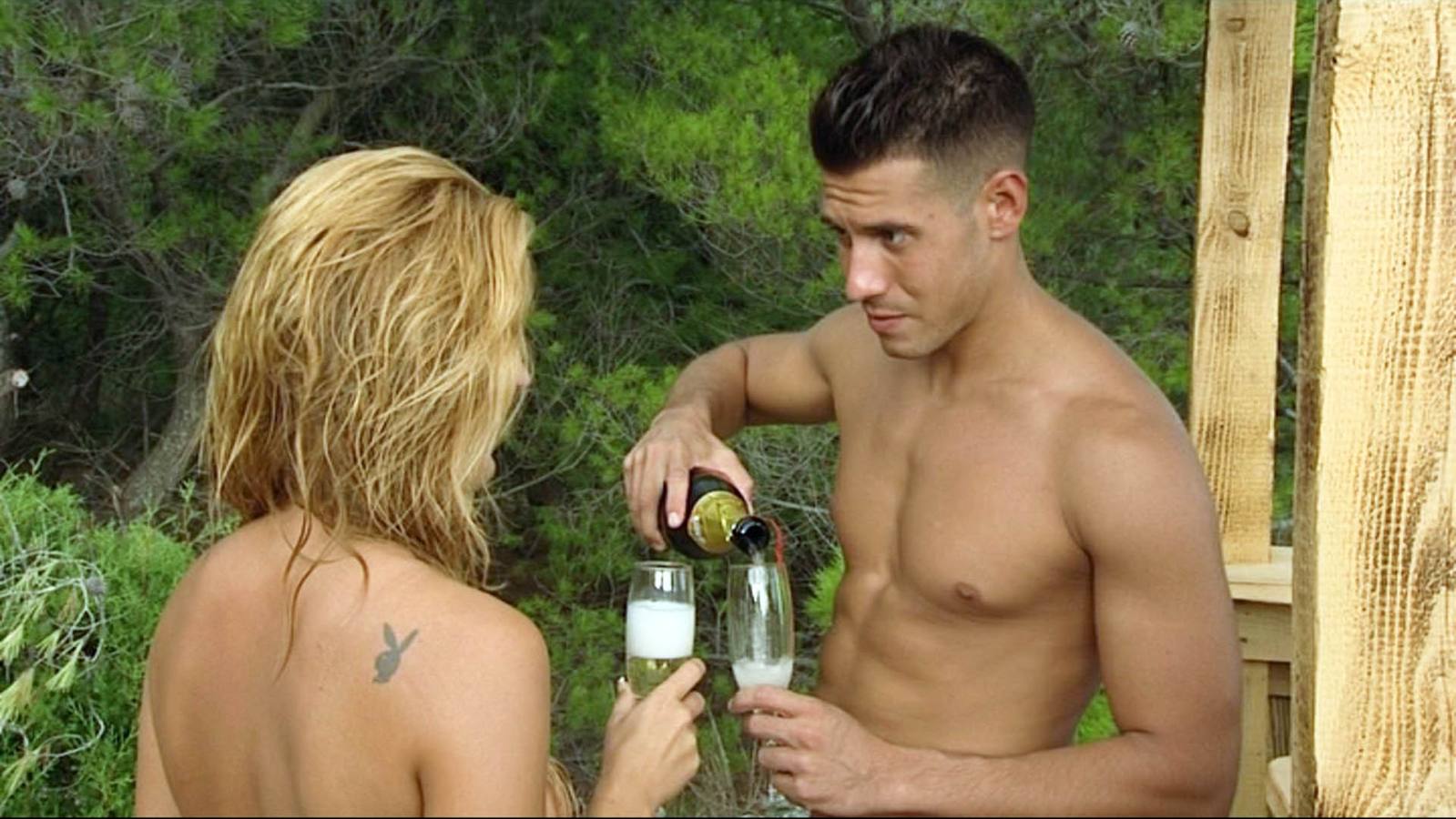 Los concursantes de 'Adán y Eva'. Alejandro y Sonia