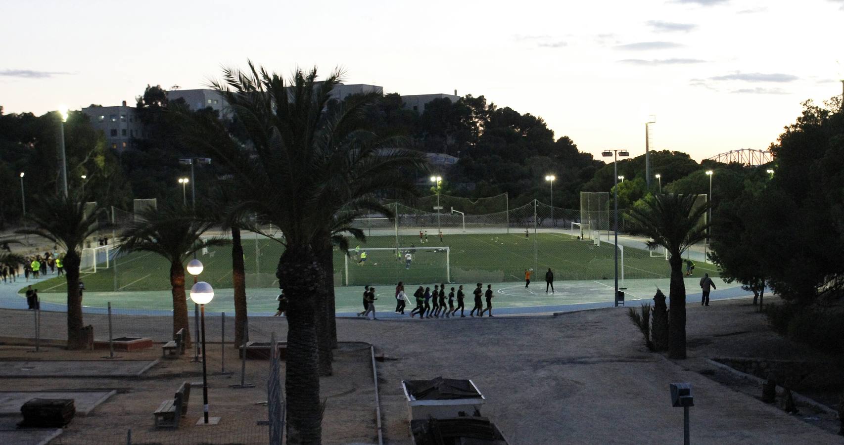 Mejorarán la iluminación de Monte Tossal tras las quejas de deportistas