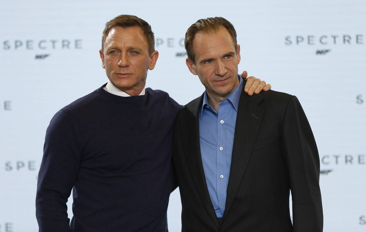 Daniel Craig y Ralph Fiennes.