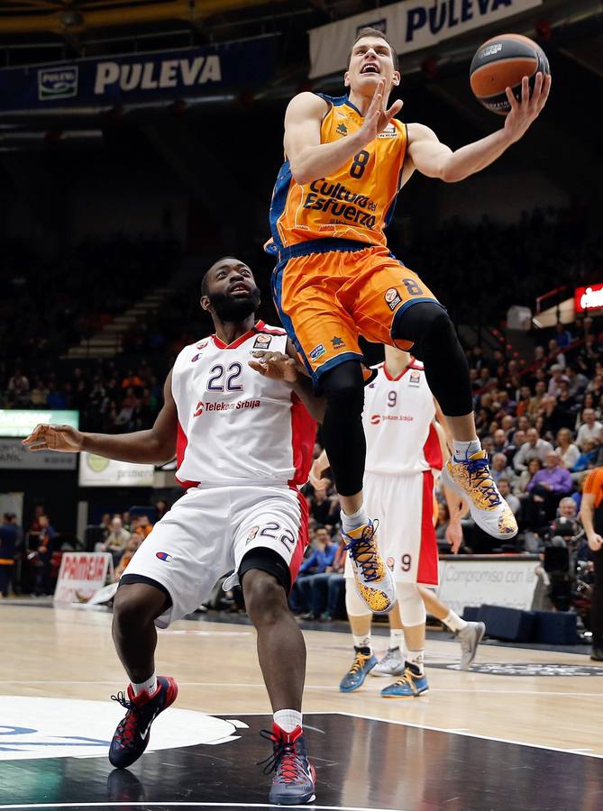 El Valencia Basket-Estrella Roja de Euroliga, en imágenes