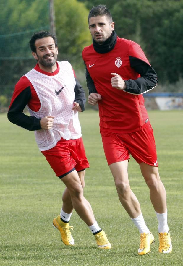 Primer día de entrenamiento de Kiko Femenia