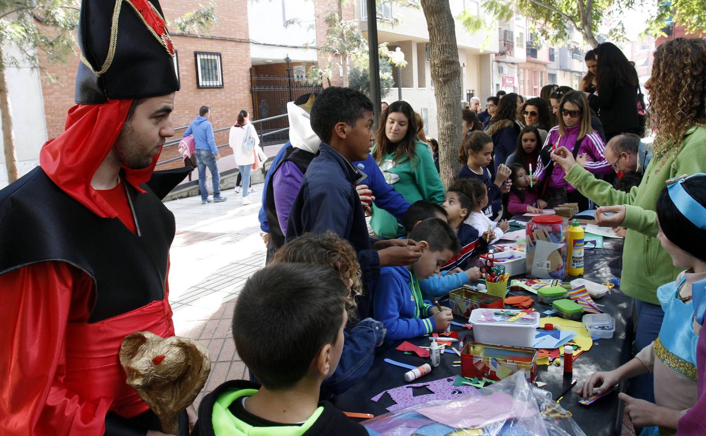 Mercado de Navidad en el barrio La Florida