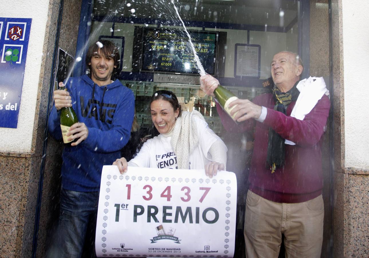 El Gordo (13437) cae en l'Eliana. 