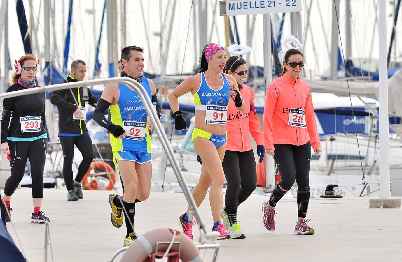 II Carrera San Silvestre en el Real Club Náutico de Valencia