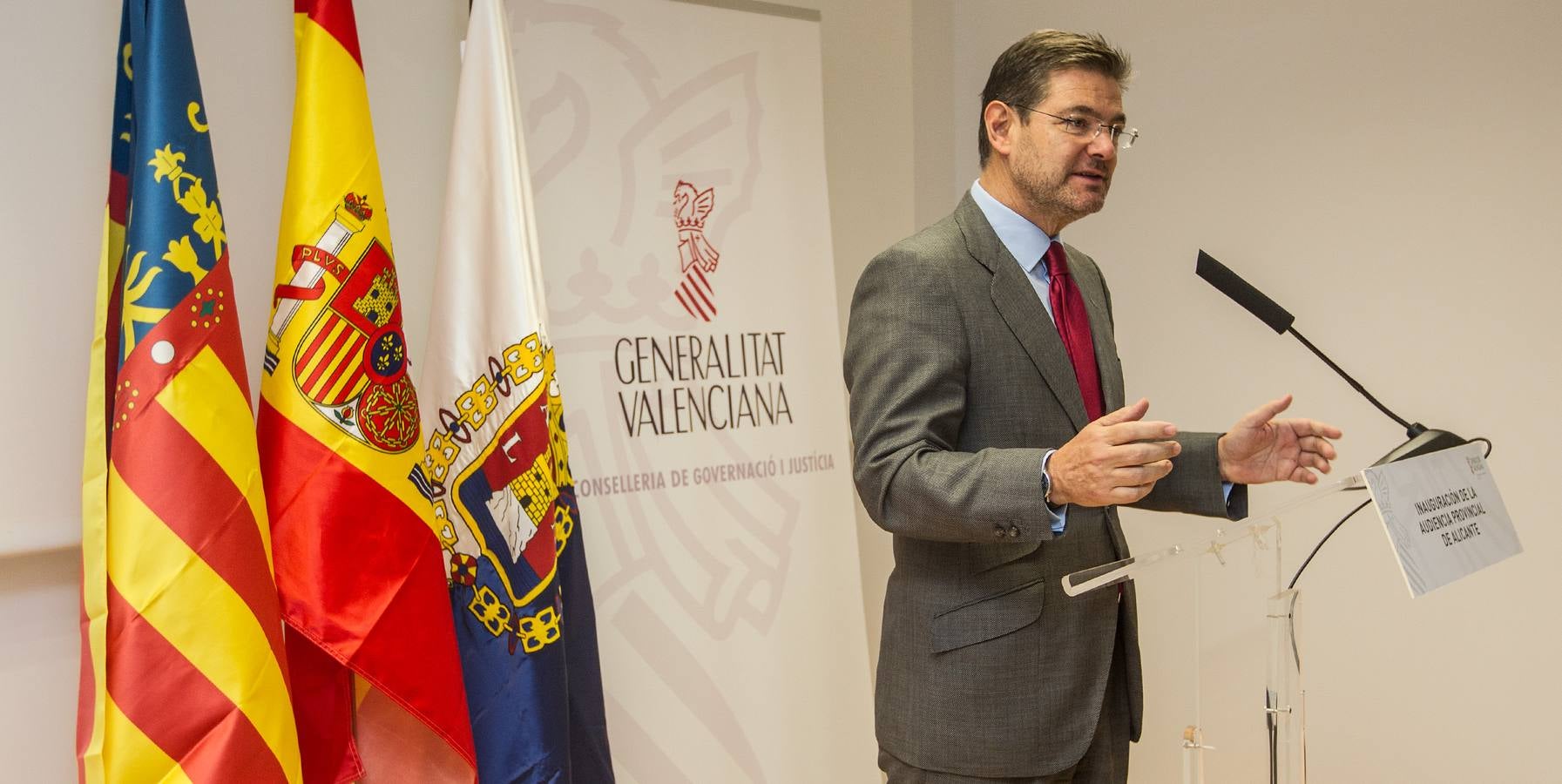 Inauguración de la Audiencia Provincial de Alicante