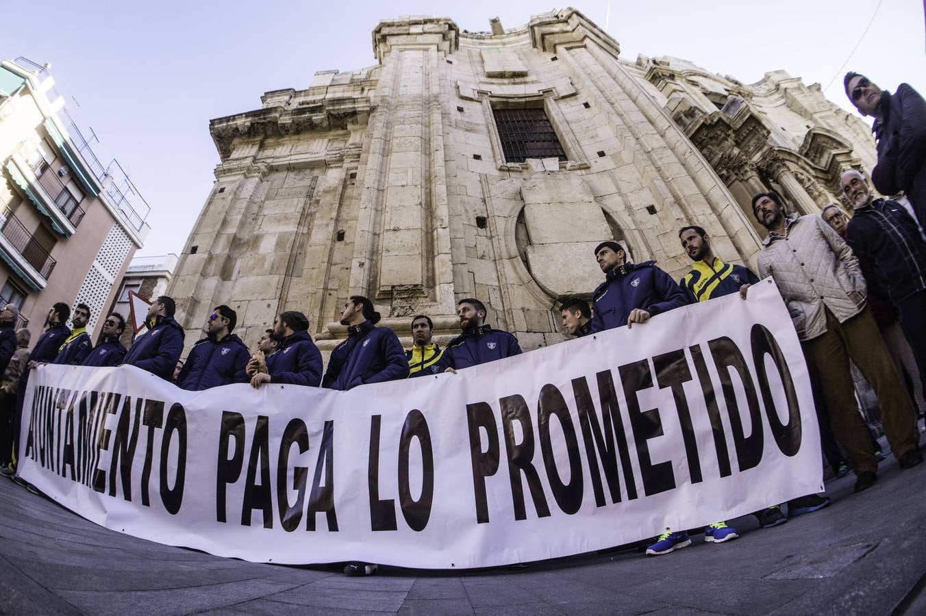 Protesta del Orihuela CF