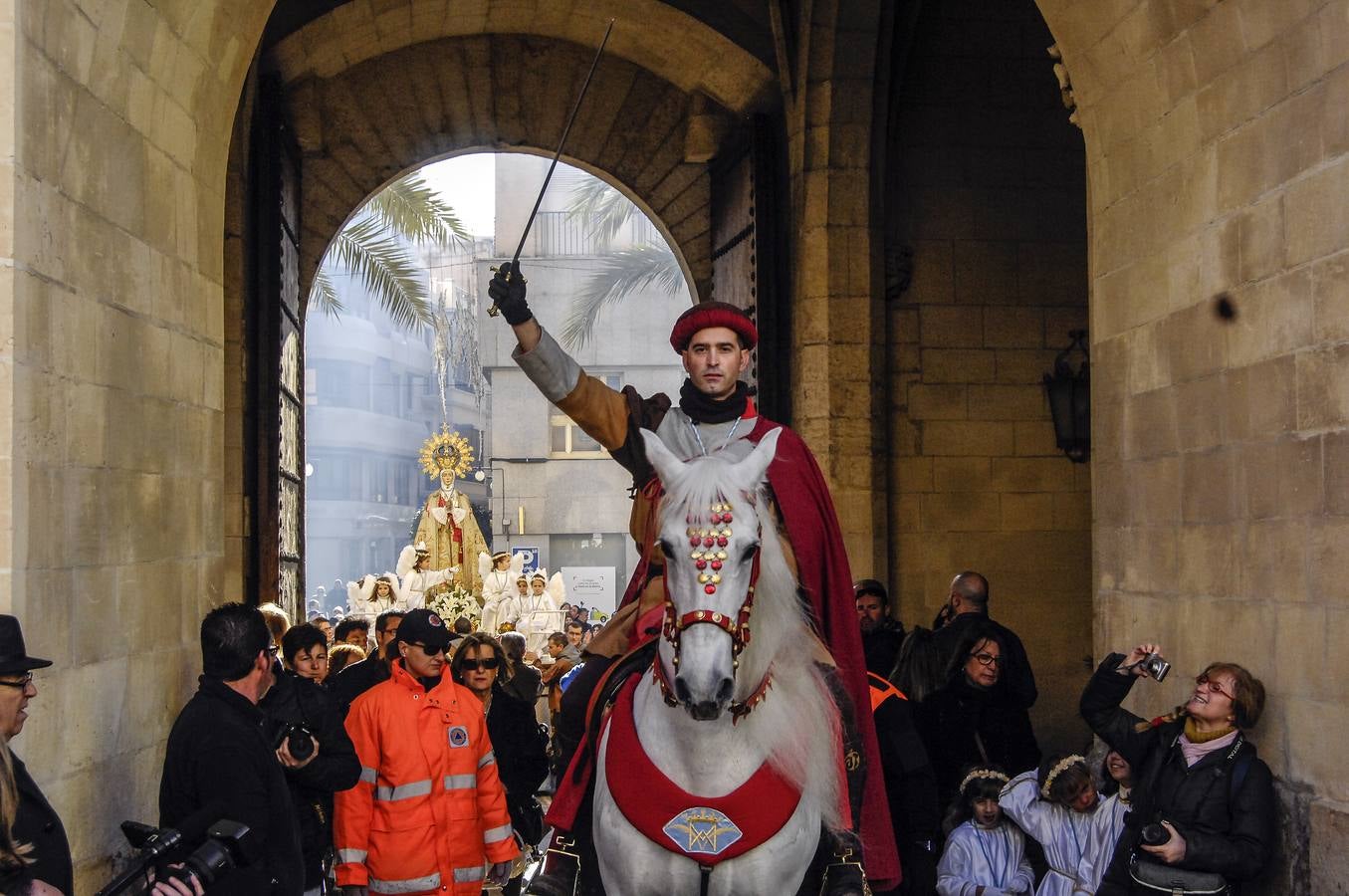 Procesión de la Virgen en Elche