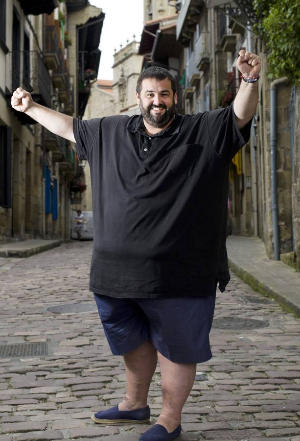 El chef David de Jorge, antes y después de perder 131 kilos