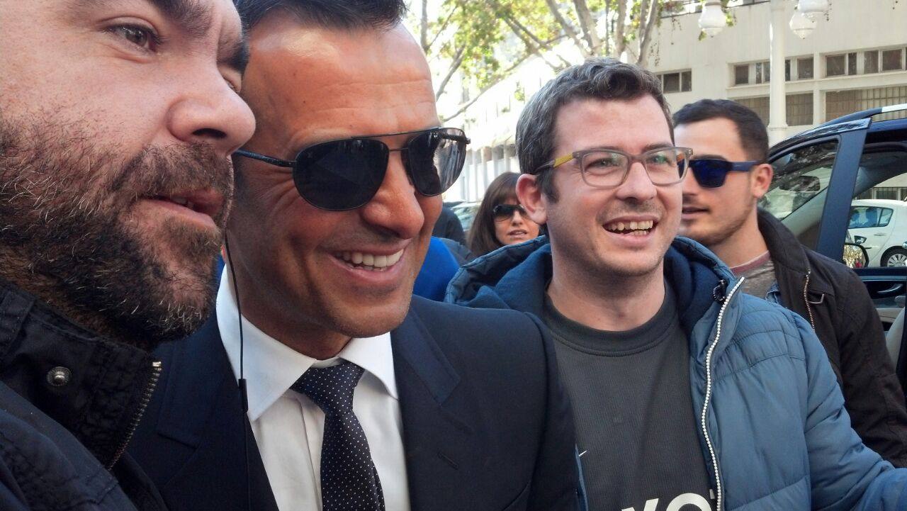 Jorge Mendes estuvo en Mestalla