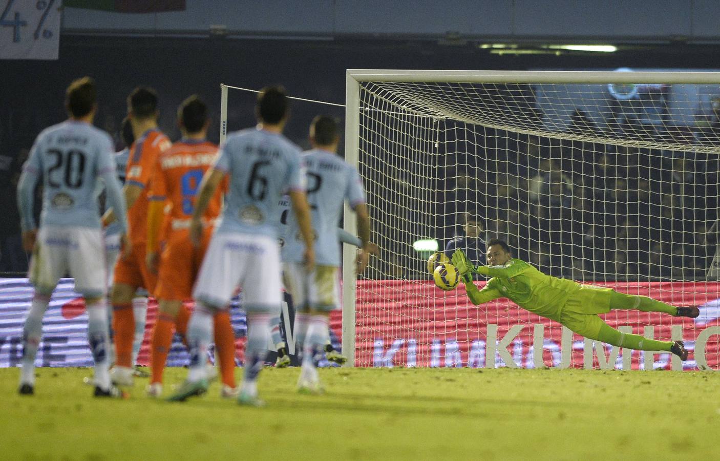 El Celta - Valencia en imágenes