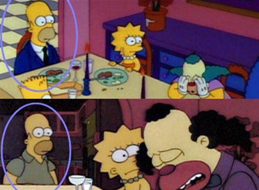 15 errores en Los Simpsons