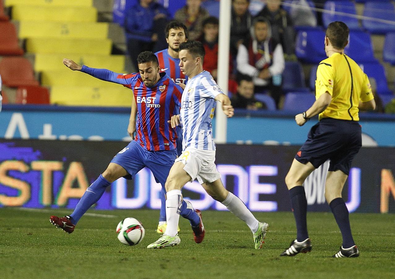 El Levante - Málaga de Copa en imágenes