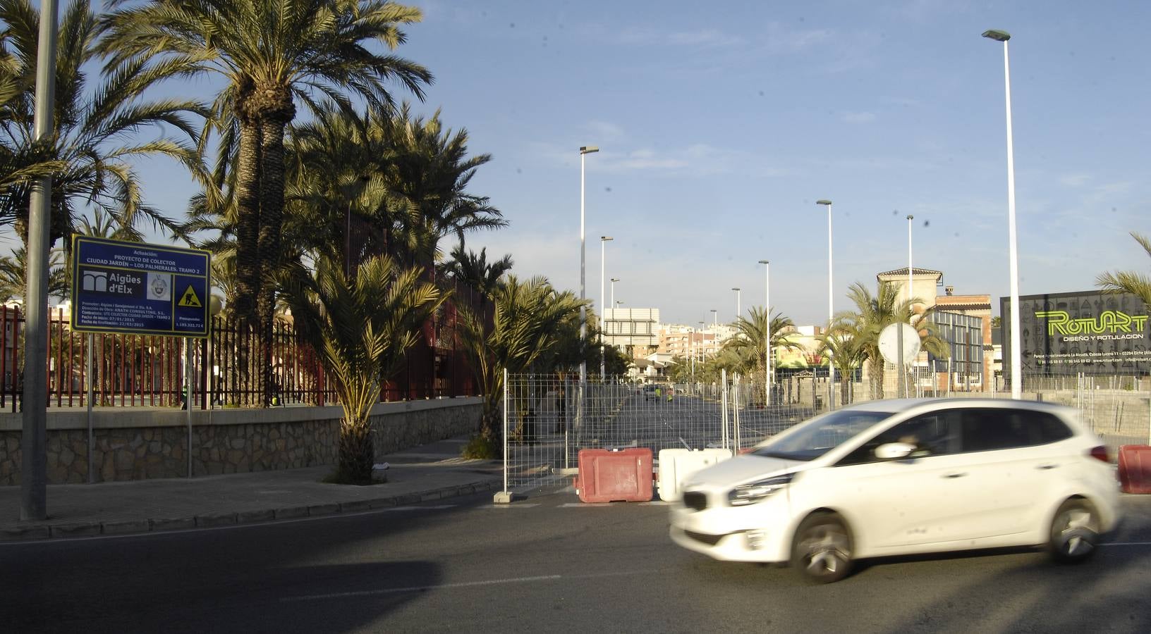 Obras en el recolector del barrio San Antón