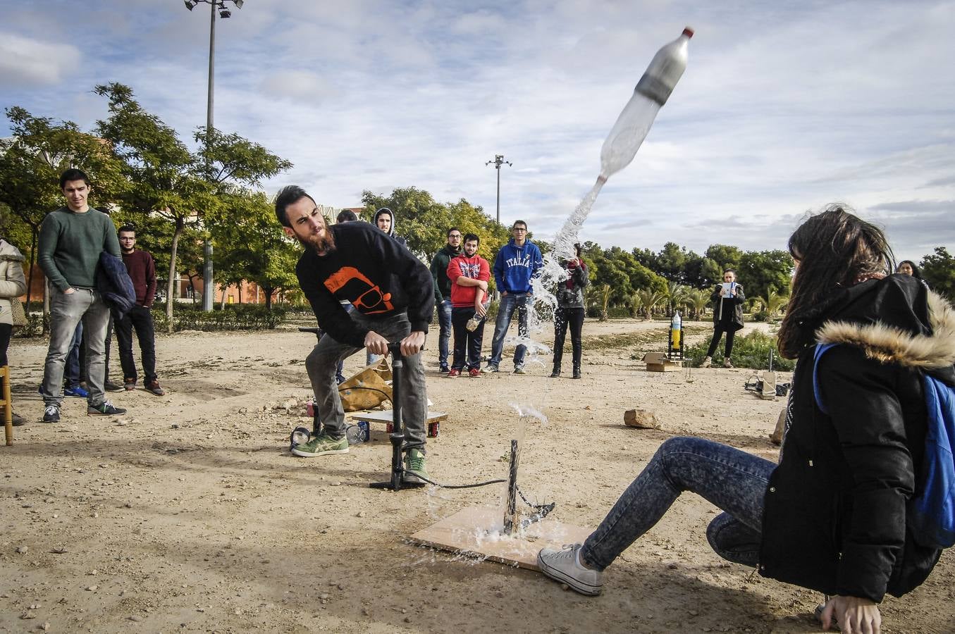 Huevos por los aires en la UMH