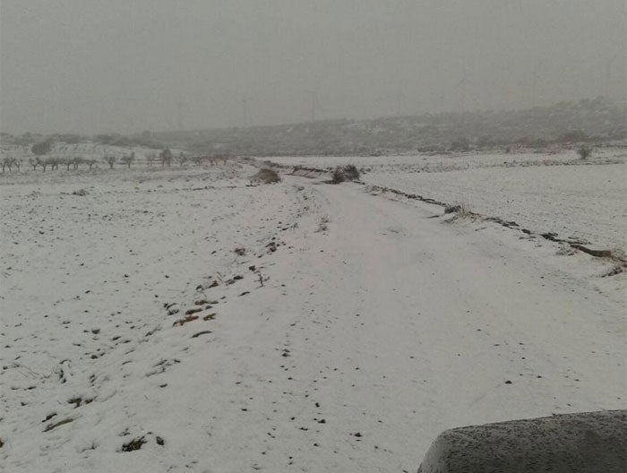 Nieva en la Comunitat