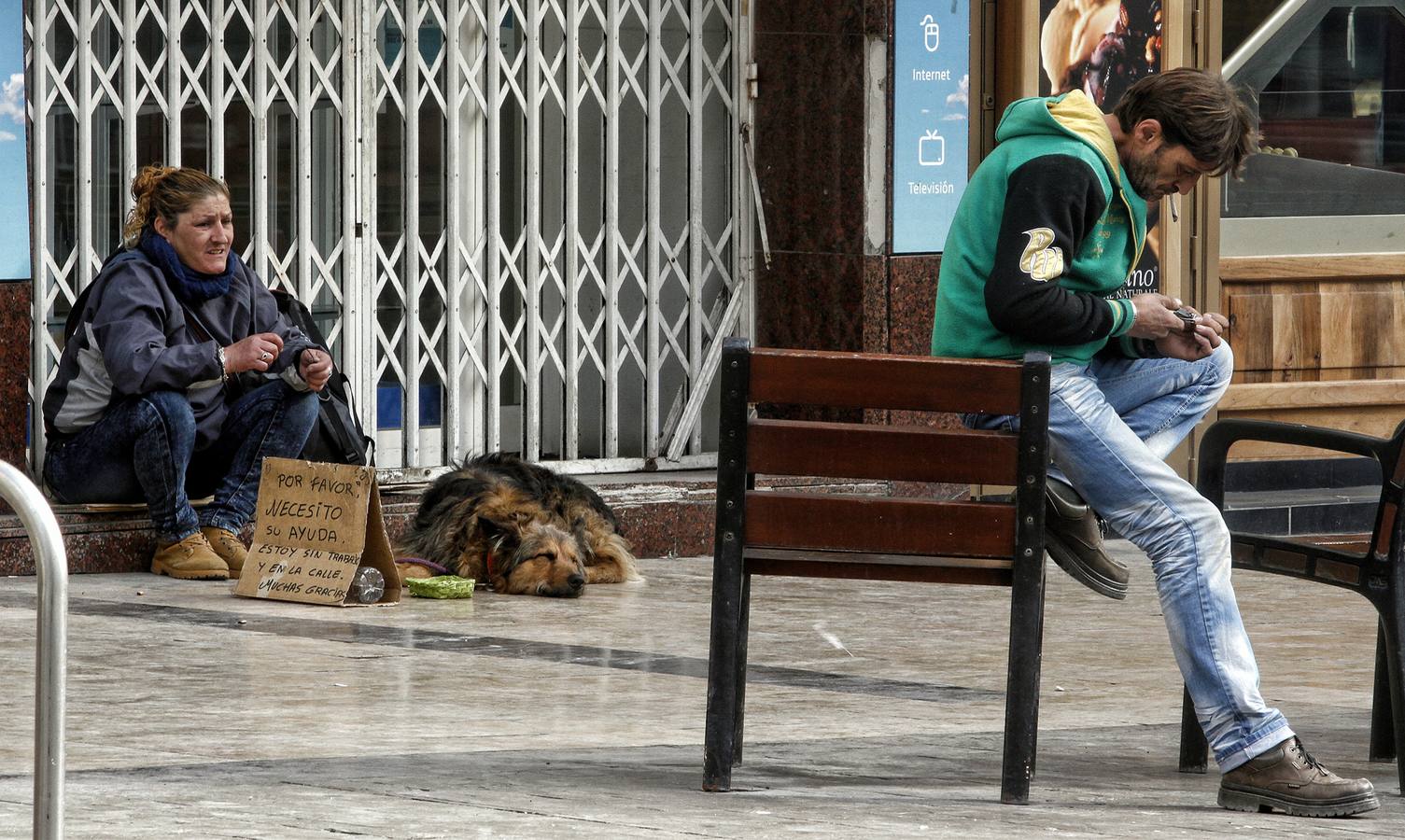 Intentan captar a los &#039;sin techo&#039; para que no duerman al raso