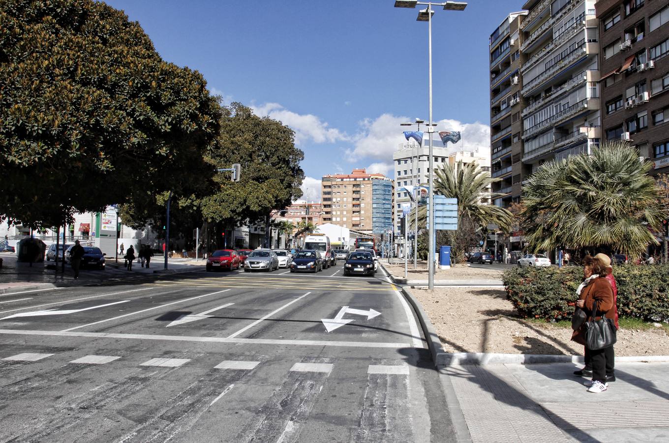 Obras en la avenida Salamanca