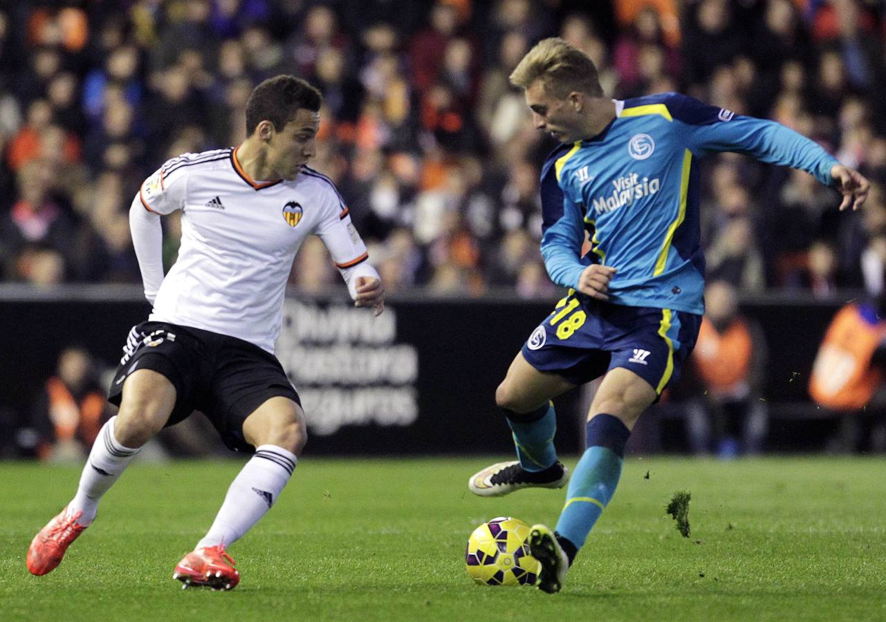 El Valencia CF - Sevilla FC en imágenes