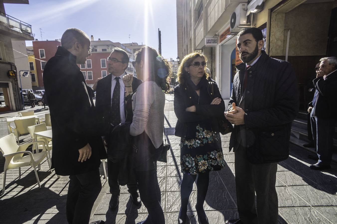 Císcar visita el Juzgado de Aguas de Orihuela