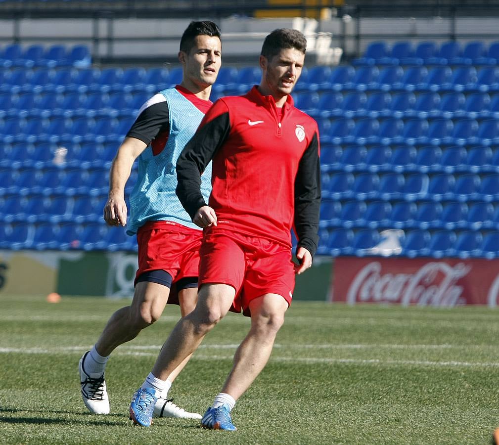 Primer entrenamiento de Herrero con el Hércules