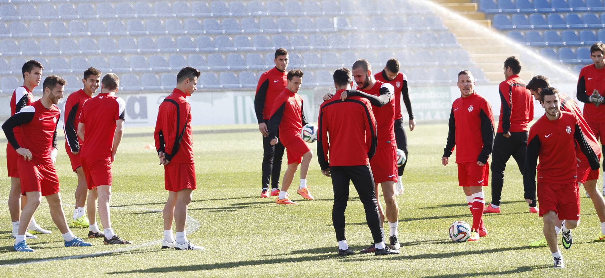 Primer entrenamiento de Herrero con el Hércules