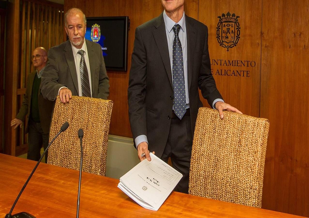 Rueda de prensa de Miguel Valor y Juan Seva