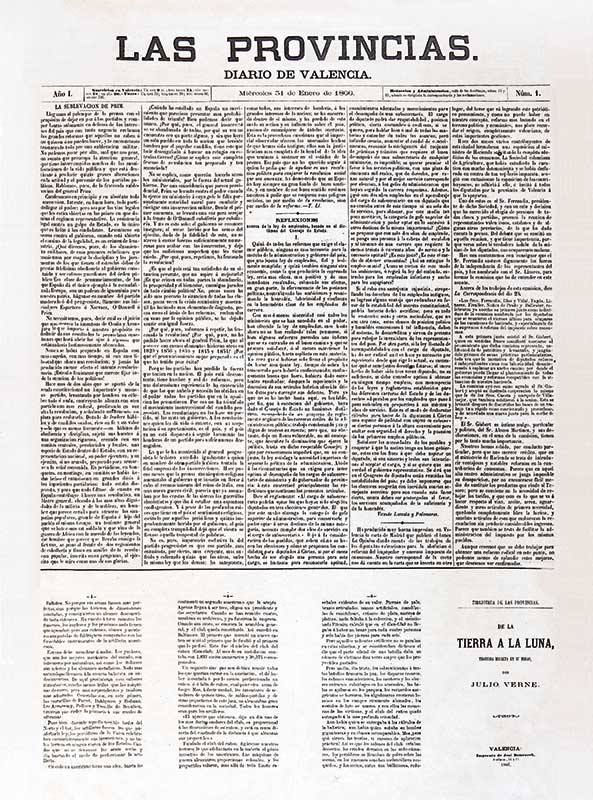 LAS PROVINCIAS: 150 años en portadas