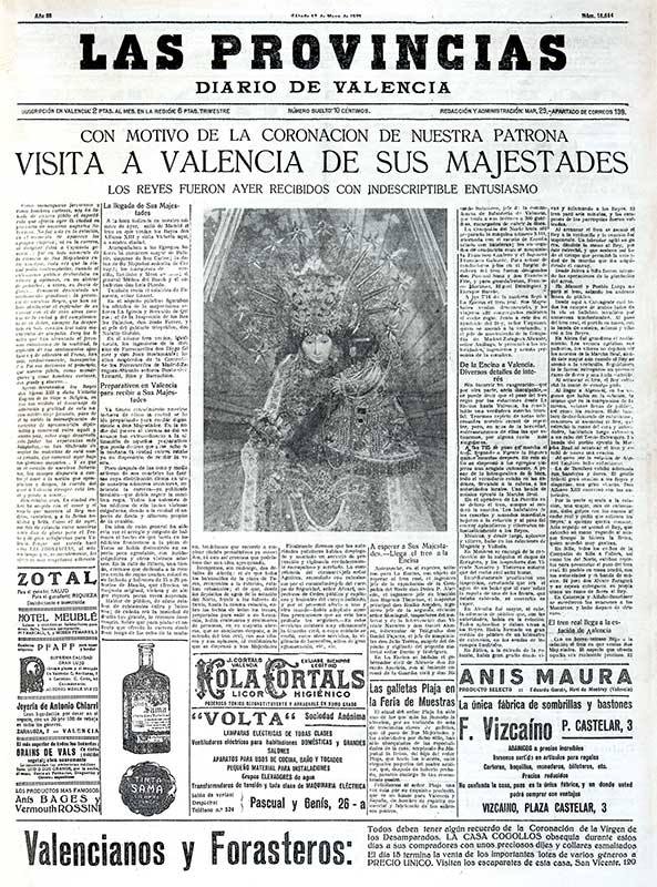 LAS PROVINCIAS: 150 años en portadas