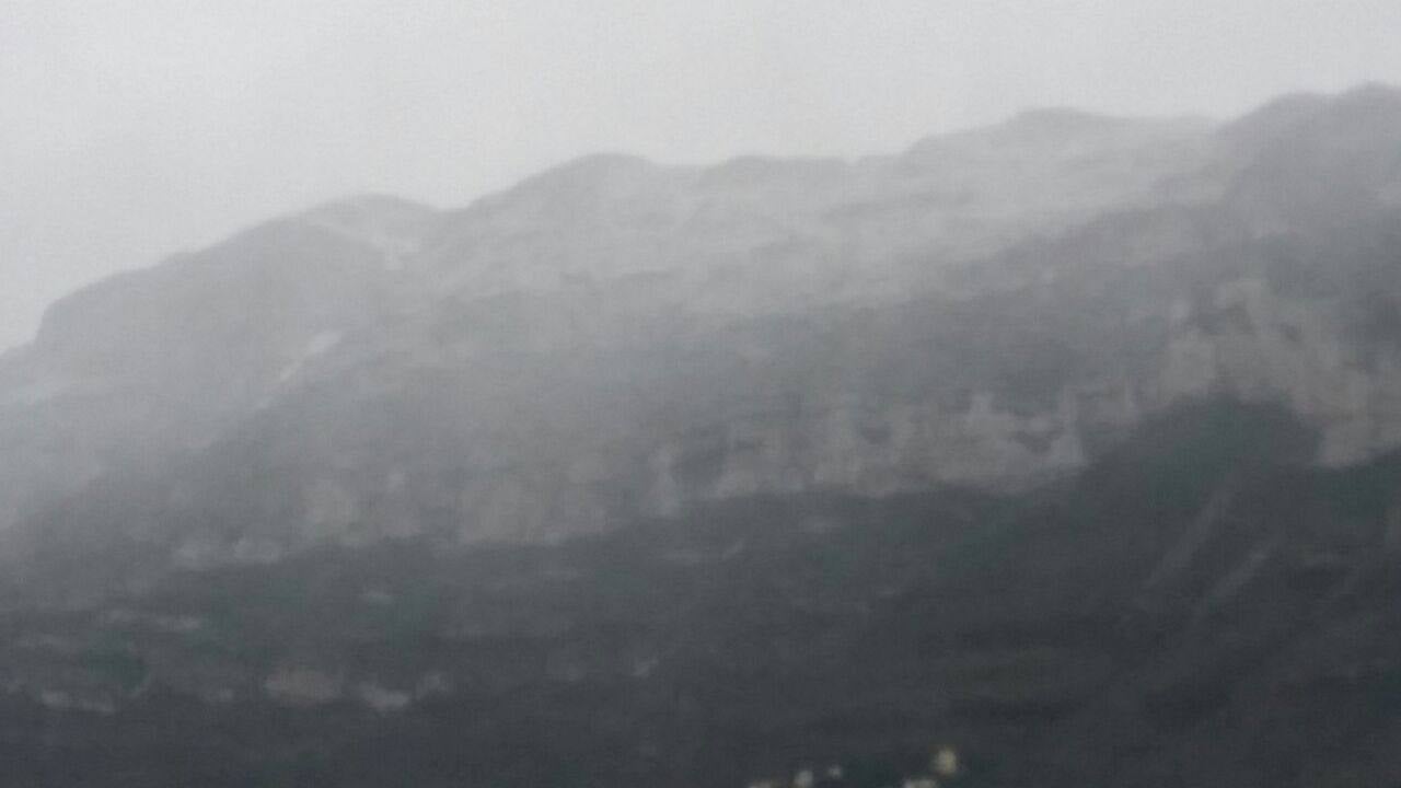 Nieve en el Montgó. 