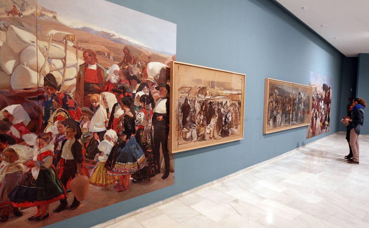 Exposición de los bocetos de Sorolla para su serie &#039;Visión de España&#039;