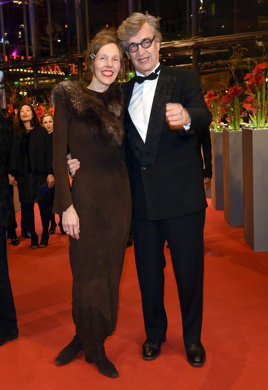 Wim Wenders y su mujer Donata
