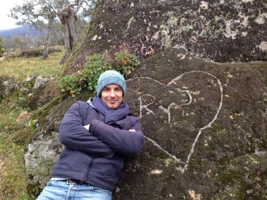 Jesús Vázquez le manda este corazón a su marido, Roberto Cortés