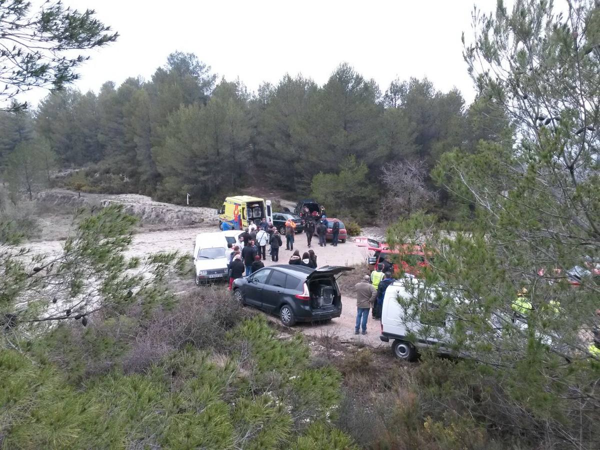 Dispositivo de búsqueda del desaparecido en Muro de Alcoy