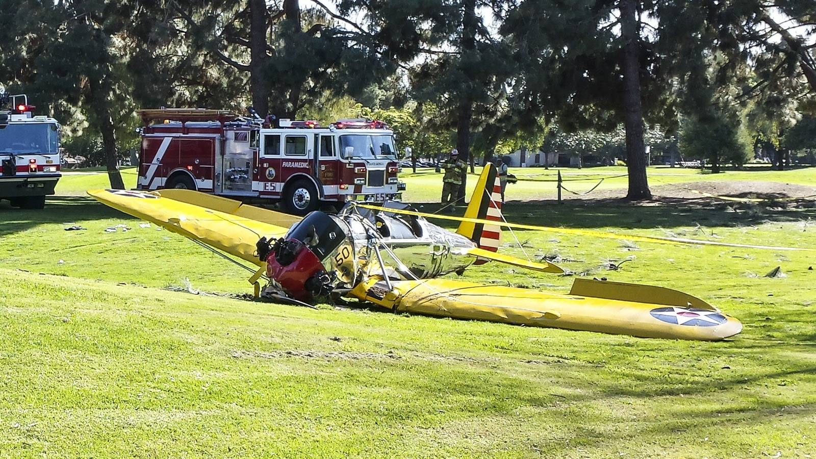 Harrison Ford, herido en un aterrizaje forzoso de la avioneta que pilotaba