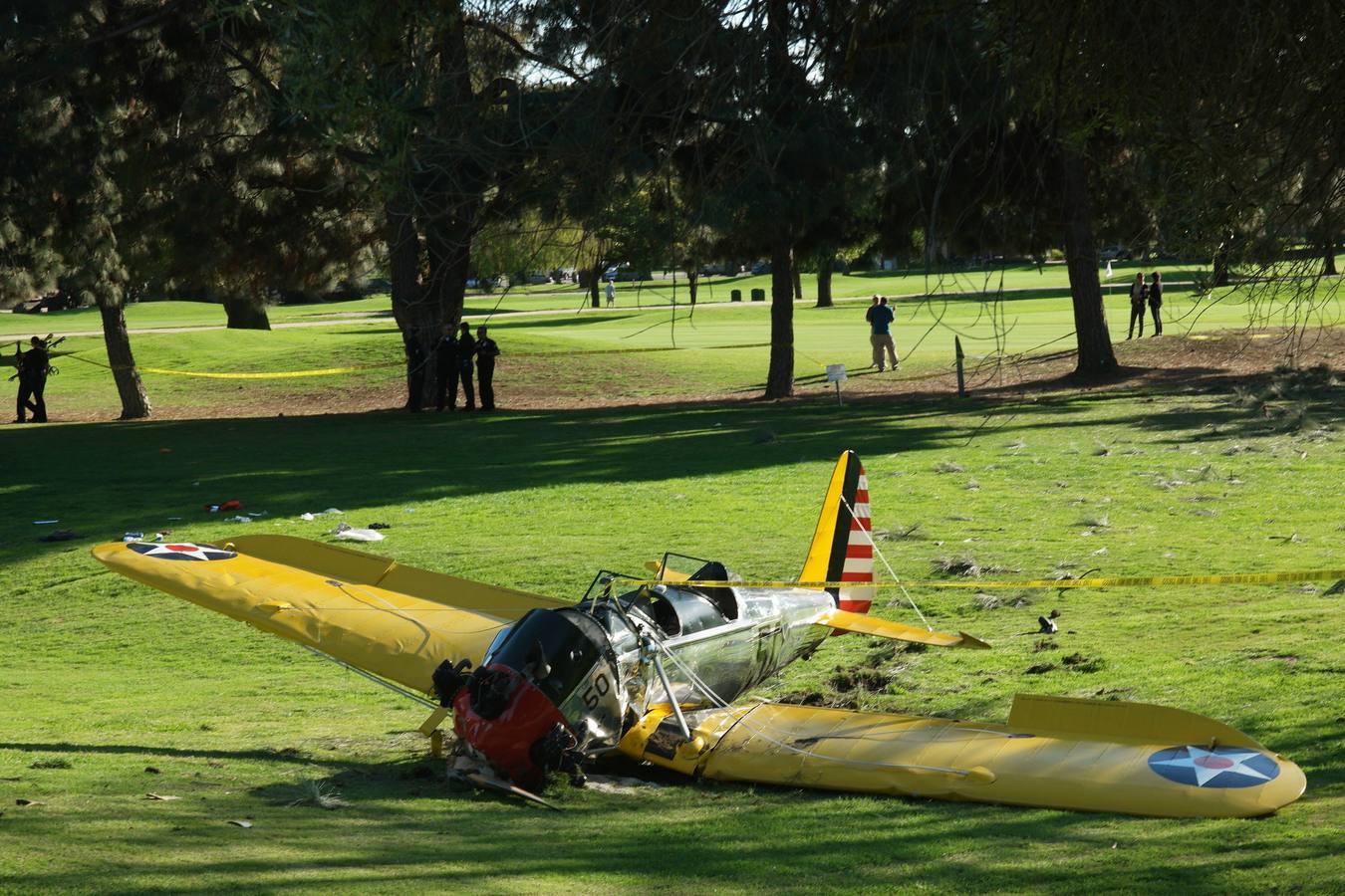 Harrison Ford, herido en un aterrizaje forzoso de la avioneta que pilotaba