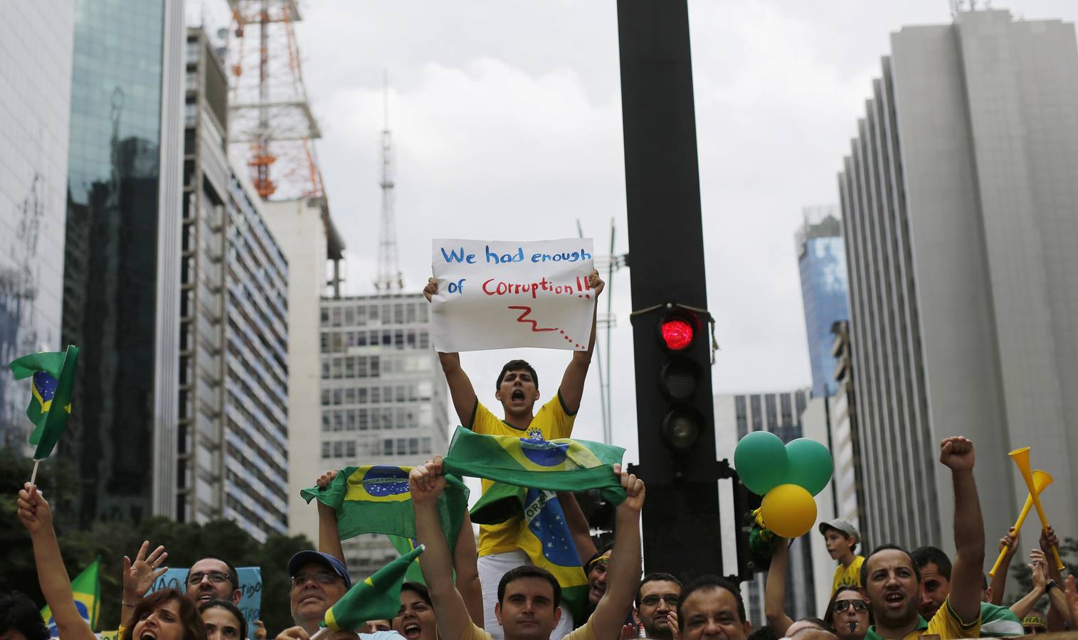 Protesta en Brasil contra Dilma