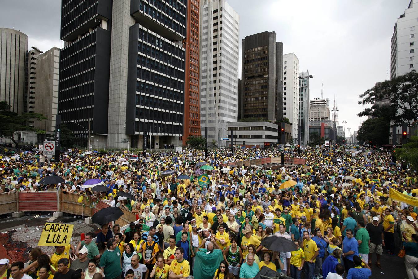 Protesta en Brasil contra Dilma