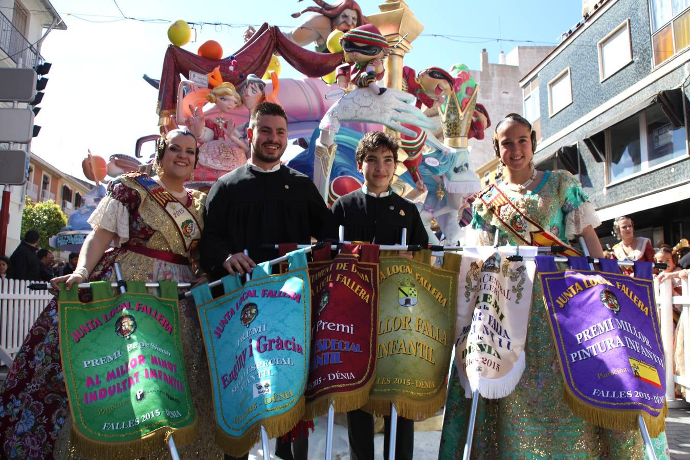 Premios Infantiles y Fallas de los colegios Paidos y Maristas de Dénia