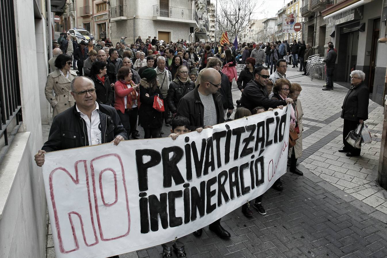 Manifestación en Xixona