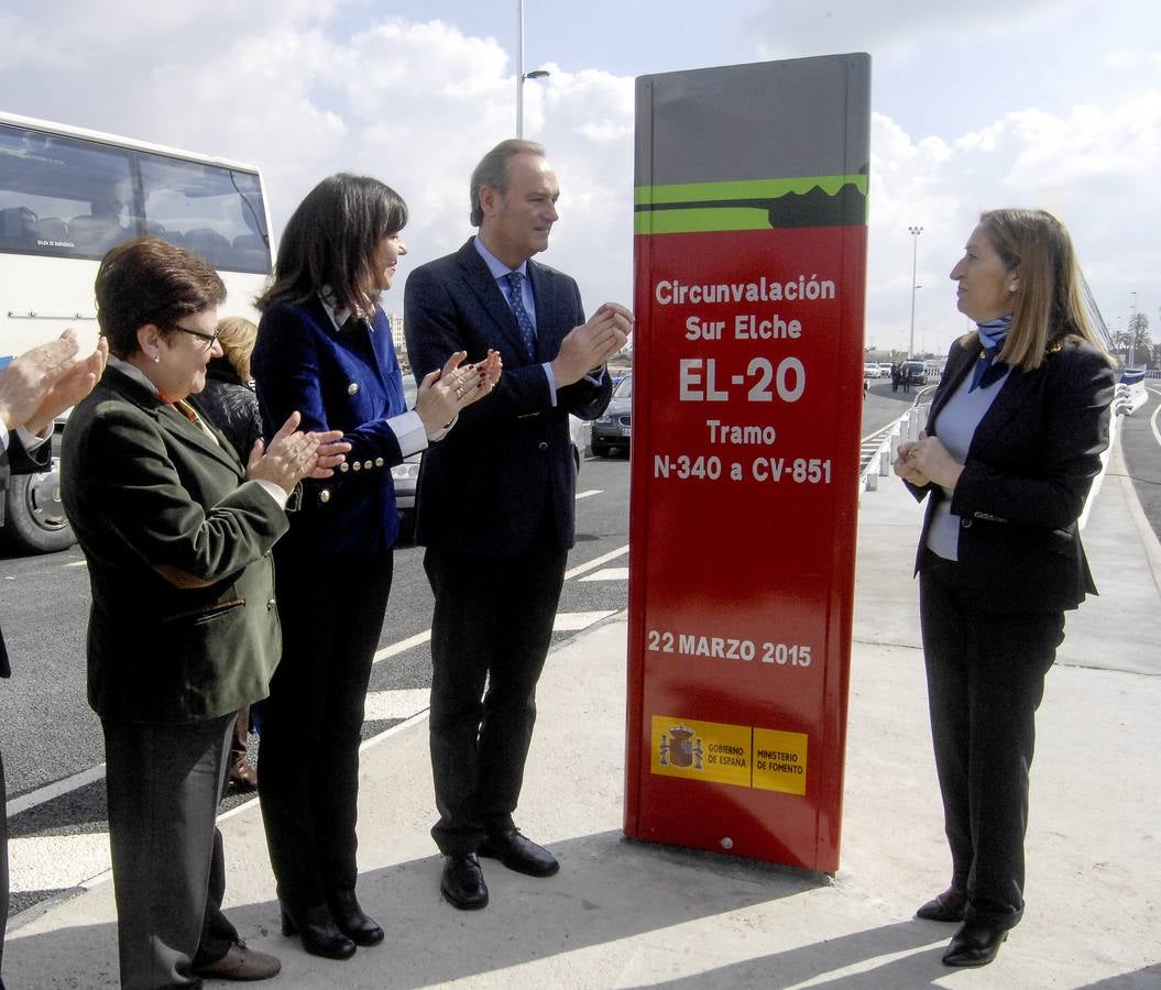 Ana Pastor inaugura la Ronda Sur de Elche