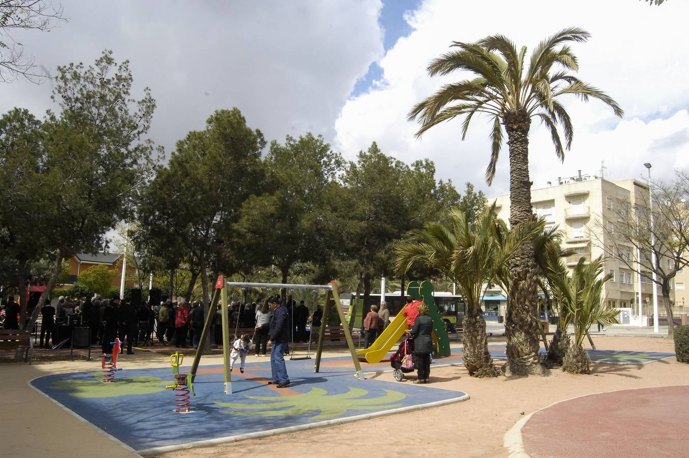 Inauguración del parque García Linares en Elche