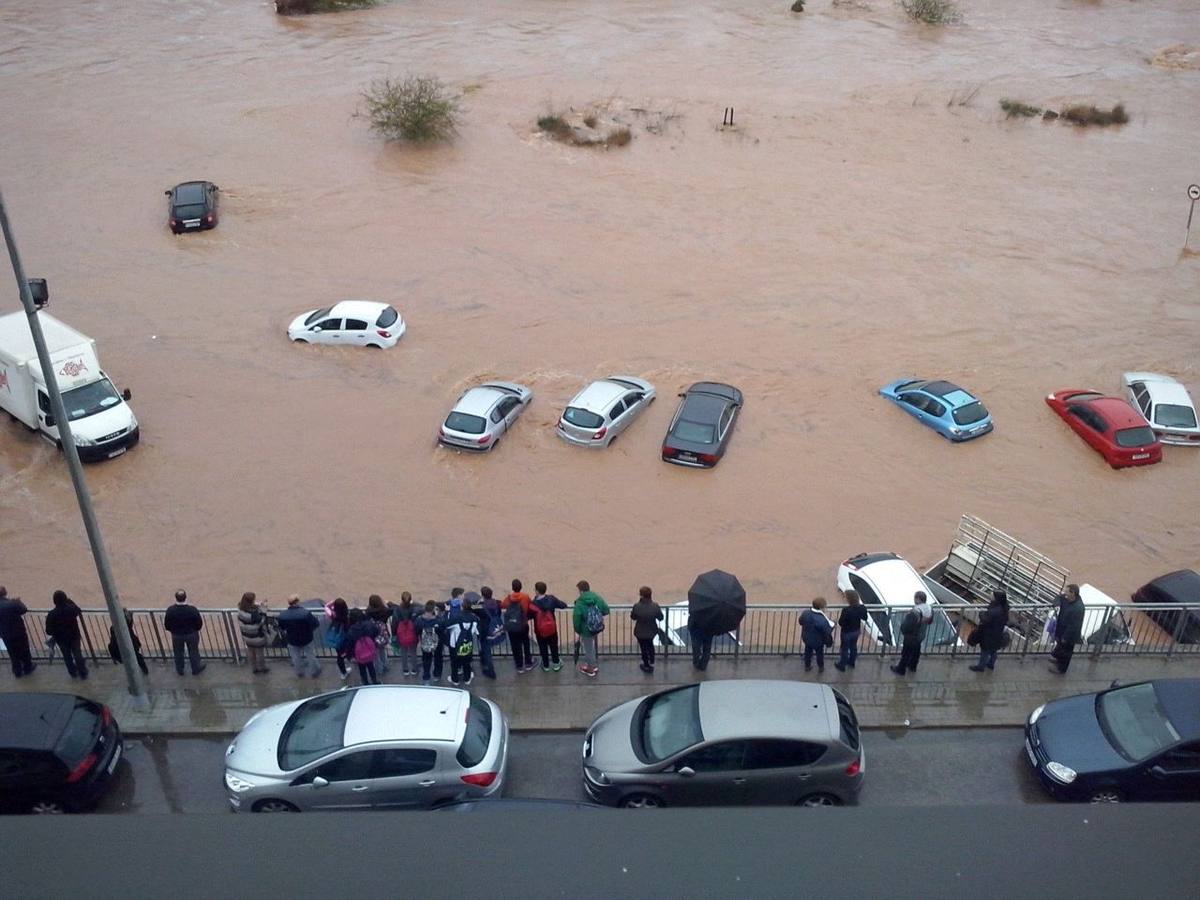 Tromba de agua en Valencia (23/03/15)