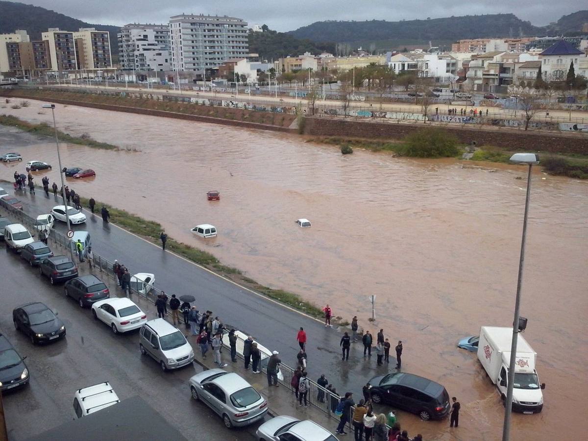 Tromba de agua en Valencia (23/03/15)