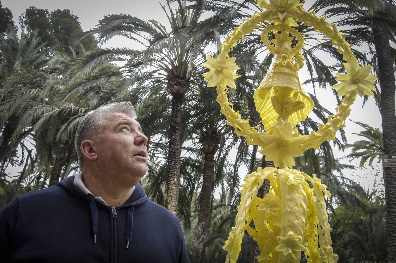 Presentación de las palmas blancas para el Papa y los Reyes