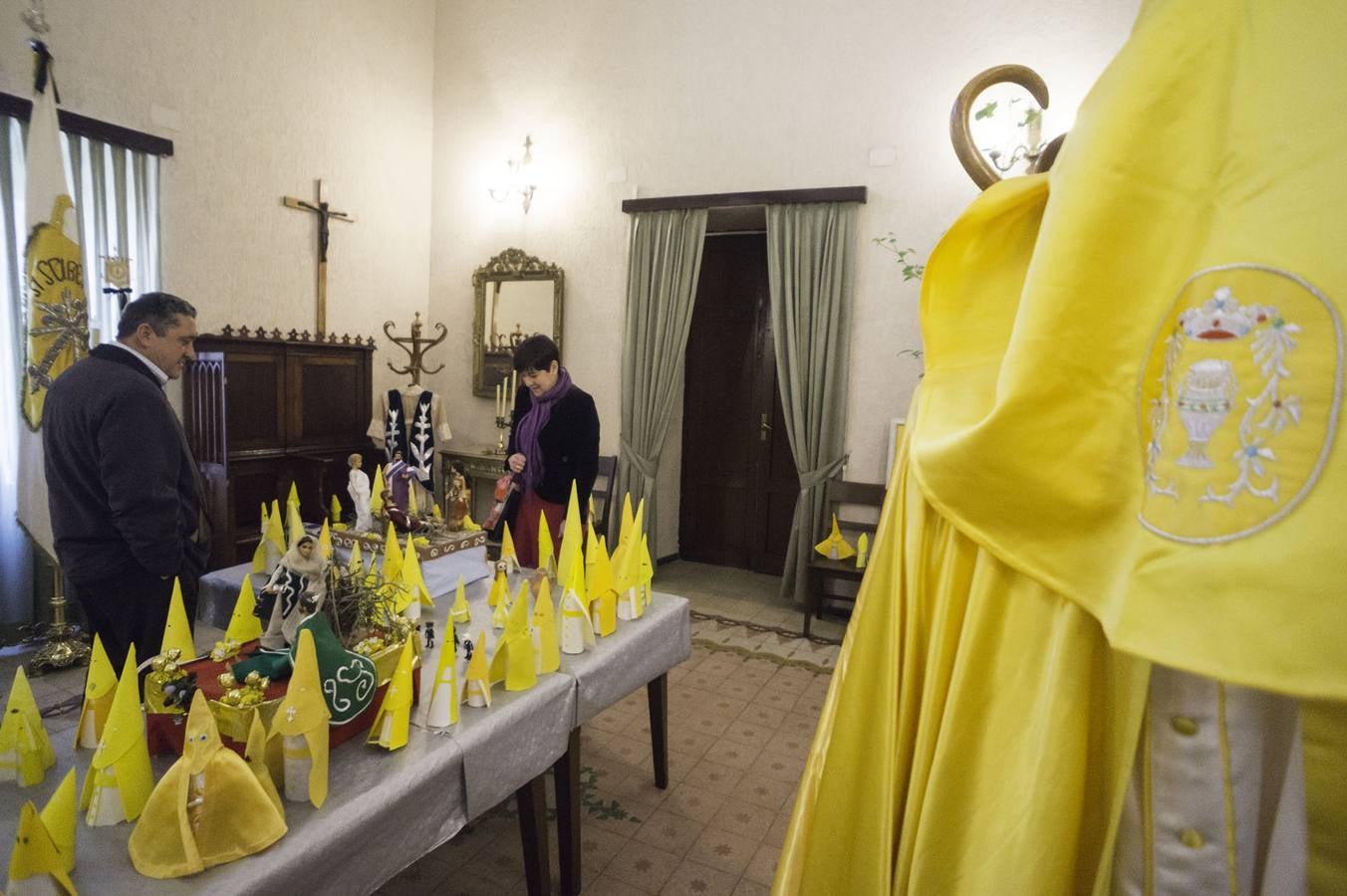 Semana Santa de papel en el colegio Jesús María de San Agustín