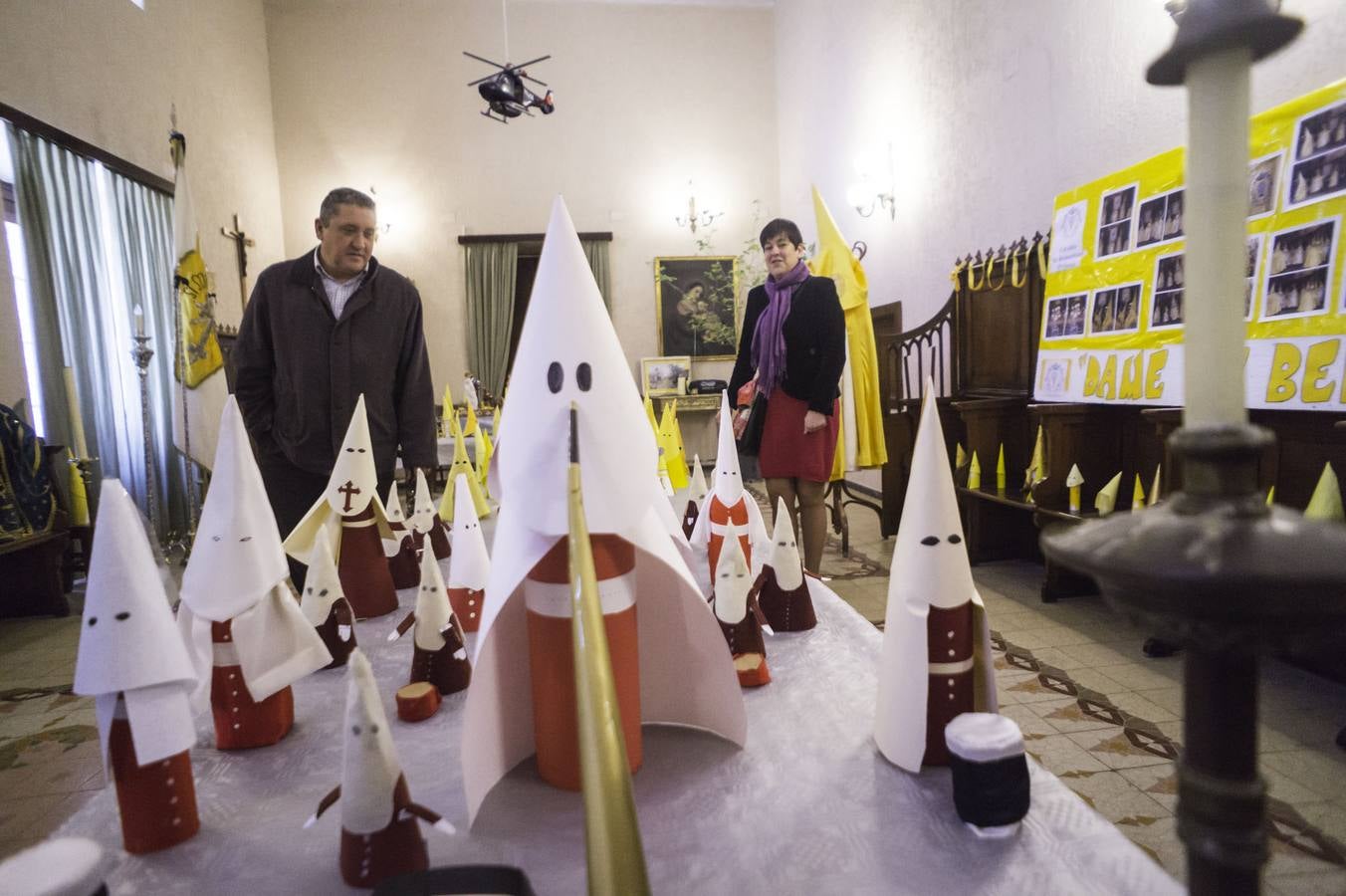 Semana Santa de papel en el colegio Jesús María de San Agustín