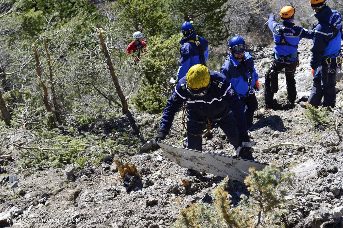 Rescate en el lugar de la catástrofe