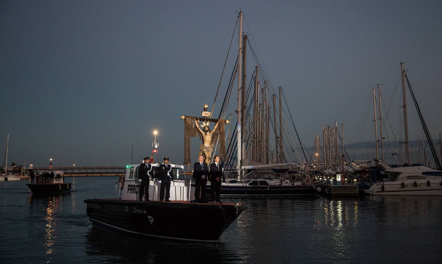 Llegada del Cristo del Mar de Alicante